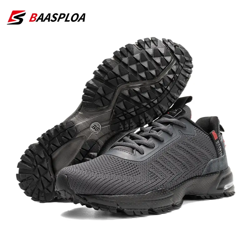 Baasploa Men‘s Lightweight Comfortable Running Shoes Non Slip