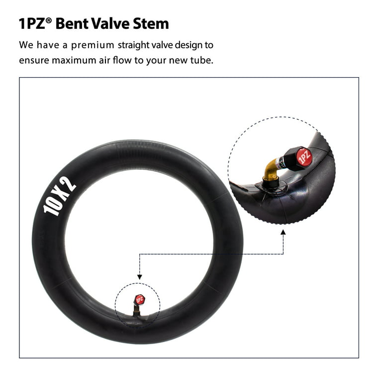 Inner Tube 10x2.125 - Bent Valve 70/0