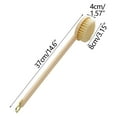 thumbnail image 3 of Vxdvou Long Handle Bath Brush with Soft Nylon Bristles, Double-Sided Shower Scrubber for Exfoliation and Cleaning, Lanyard Design for Convenient Hanging Storage, Gentle and Non-Scratching Tool, 3 of 4