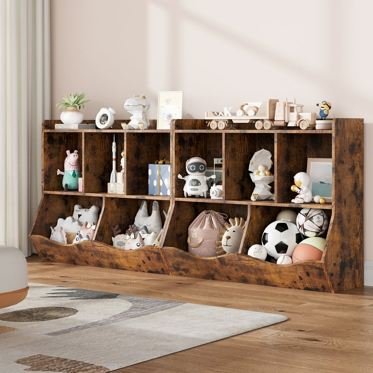 Dark wood 2024 toy chest