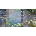 thumbnail image 3 of Monet, Claude 24x14 Black Modern Framed Museum Art Print Titled - Waterlilies III, 3 of 5
