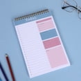 thumbnail image 4 of Undated Weekly Planner Notebook with Coil Binding, B5 Flip-Up To-Do List Schedule Book, 52-Week Desk Pad for Work, School and Home Organization, 4 of 4