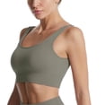 thumbnail image 2 of Valcatch Sports Bra Womens Longline Padded Crop Tank Yoga Bras Workout Fitness Top, 2 of 6