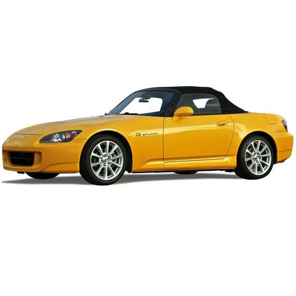Sierra Auto Tops Convertible Top Replacement for Honda S2000 2002-2009, Stayfast Canvas, Black, Heated Glass Window