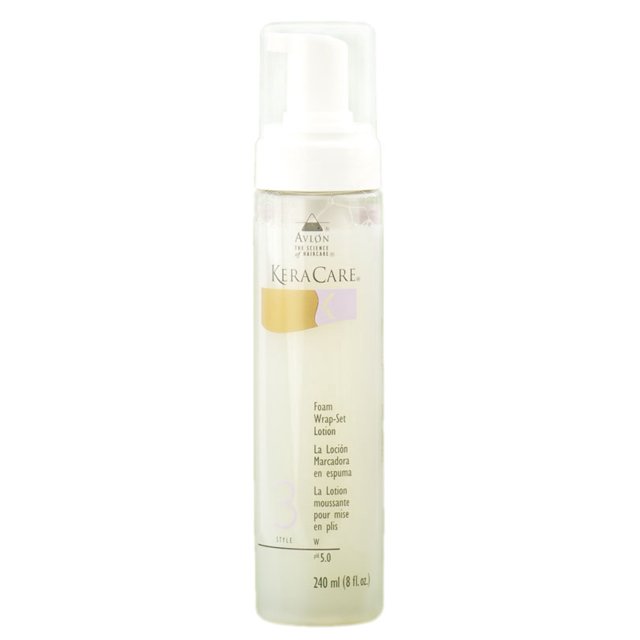 Set de espuma para envolver la loción KeraCare Avlon, 8 onzas, fijación regular