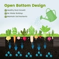 thumbnail image 5 of Topbuy Raised Garden Bed 8 x 4 x 1 ft Metal Planter Box with Middle Reinforced Bracket Rectangular Raised Garden Box, 5 of 10