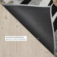 thumbnail image 6 of Addison Rugs Chantille Indoor/Outdoor Transitional Abstract Black Machine Washable Rectangle Rug, 3' x 5', 6 of 8