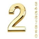thumbnail image 2 of Yuarrent Espejo dorado de 5 Cm, ​​número de casa Digital, galvanoplastia de plástico, 0-9, señal de número de casa de habitación, accesorios de Decoración del hogar 1 Yuarrent JJ23215-01, 2 of 6