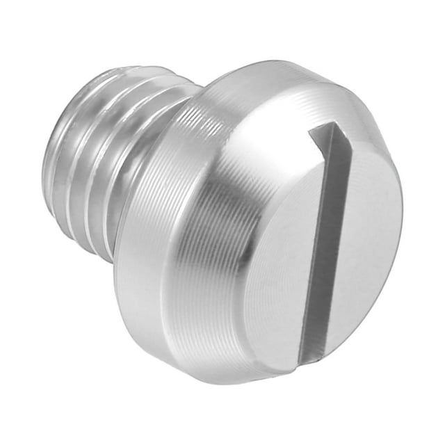 Unique Bargains Universal M10 Motorcycle Mirror Hole Plugs Screws Mirrors Caps Lock Offs Cover Caps Negative Silver Tone