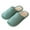 Green, variant on SEMPAI Women's Solid Color Plush Warm Home Indoor Fashionable Thick Bottom Slippers Green US Size:5.5