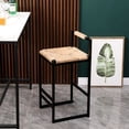 thumbnail image 5 of Restaurant Bar Stools | Comfort and Style in One | Metal and Water Hyacinth Construction | Dust - Proof and Easy to Clean, 5 of 7