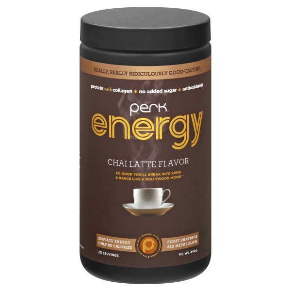 Perk Energy Chai Flavored Beverage Mix with Zero added Sugar