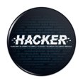 thumbnail image 1 of Hacker Binary Code Geek Nerd Pinback Button Pin, 1 of 4