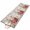 FireBrick Gray, variant on Christmas 2'x6' Runner Rugs for Hallway Kitchen Bedside Non Slip Washable, Retro Xmas Deer Candy Ice Cream Pine Needle Entryway Rug Runners with Rubber Backing, Long Carpet Runner for Laundry Room