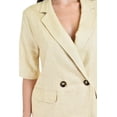 thumbnail image 4 of Blazer de lino Roman Fashion Juvenil Beige M, 4 of 6