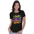 thumbnail image 3 of Funny I Ghost People All Year Round Womens Slim Fit Graphic Tee Brisco Brands S, 3 of 5