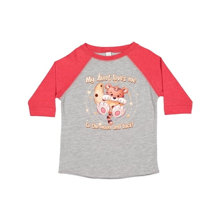 

Inktastic My Aunt Loves Me Tiger Gift Toddler Boy or Toddler Girl T-Shirt