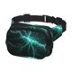 thumbnail image 2 of Disketp Green Lightning Flash Riñonera de Doble Capa, Bolsa de Cintura Ajustable para Viajes, Correr y Senderismo, Riñonera Ligera para Hombre y Mujer, 2 of 9