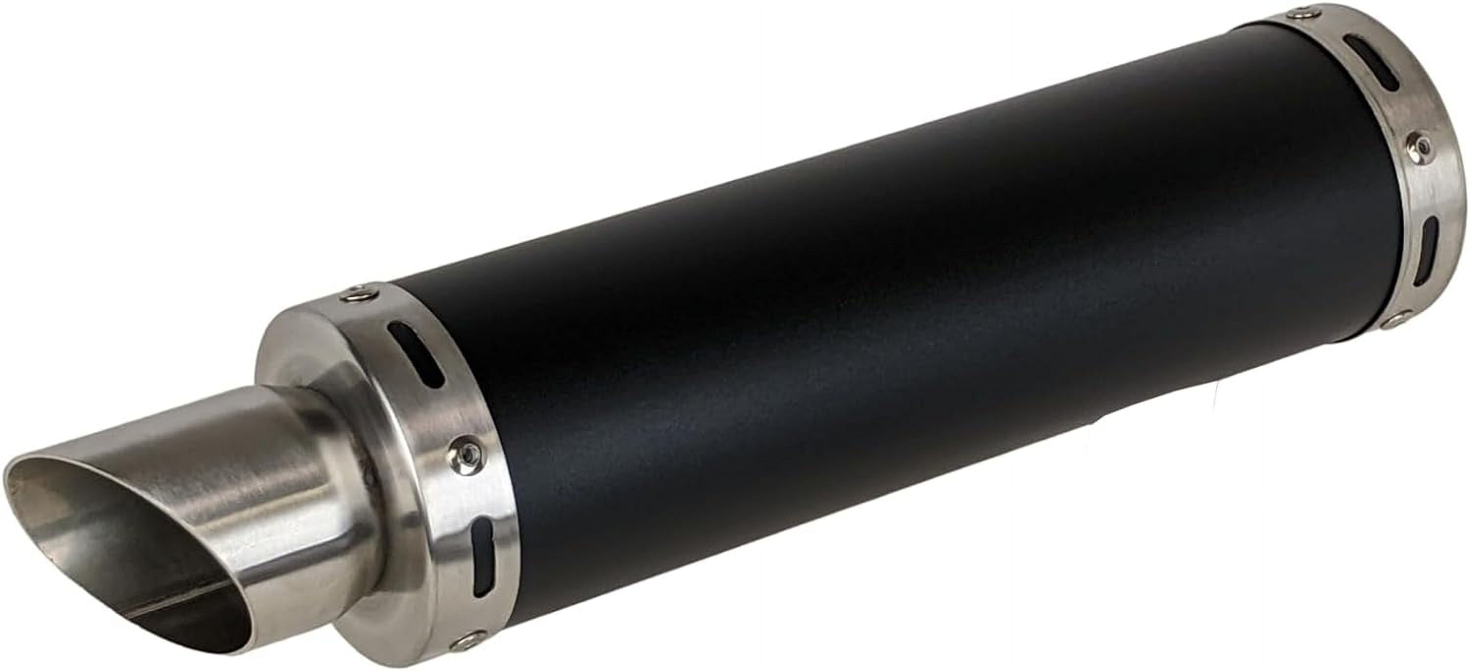 High Performance Exhaust System Muffler for GY6 50cc Scooter Moped TaoTao Jonway Kymco 139QMB Black