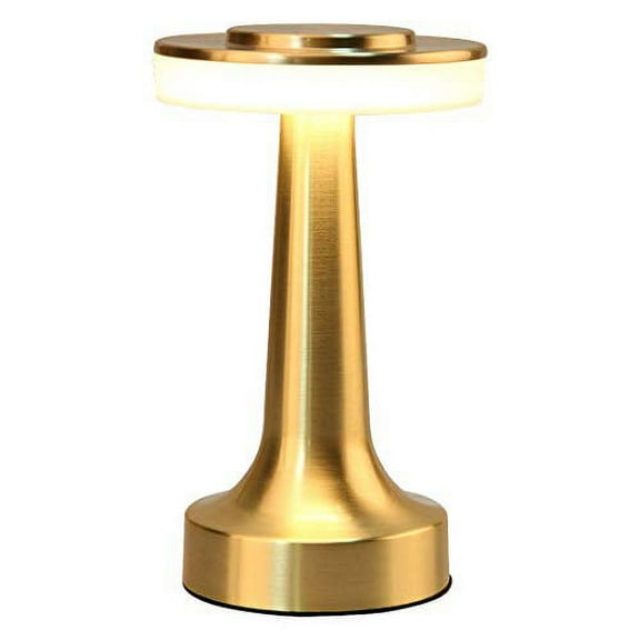 O√¢¬Ä¬ôBright 8" Modern Portable Dimmable Gold Table Lamp