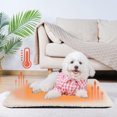 thumbnail image 4 of FYTPOV Self Warming Cat Bed, Self Heating Cat Dog Mat, 24 x 18 inch Extra Warm Thermal Pet Pad for Indoor Outdoor Pets with Removable Cover Non-Slip Bottom Washable, Non Electric, 4 of 5