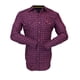 thumbnail image 1 of CAMISA CHH062 ICY DENVER ESTILO VAQUERO COLOR MORADO CON CUADROS DE LÍNEAS ROSA ICY DENVER CHH062 VAQUERO POLIÉSTER, 1 of 2