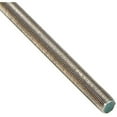 316 Stainless Steel Fully Threaded Rod, 3/8"16 Thread Size, 24" Length