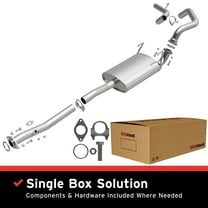 BRExhaust OE Replacement Exhaust System Kit 106-0376: Compatible with 1996-2000 Toyota 4Runner 2.7L