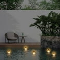 thumbnail image 2 of Mainstays Solar Floating Pool Light, Warm White with Functions, 2 of 6