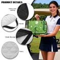 thumbnail image 6 of KUIFORTI Golf White Golf Cart Seat Blanket Covers Summer Outdoor Anti-hot Club Car Blanket Easy to Install Polyester Suitable Club Car and More 2 Person Seats Golf Carts, 6 of 7