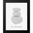 thumbnail image 2 of HM Design 12x14 Black Modern Framed Museum Art Print Titled - Zen Vibes I-Be Centered, 2 of 5
