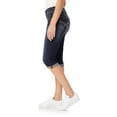 thumbnail image 7 of WallFlower Women's Luscious Curvy 17" Capri Mid-Rise Insta Stretch Juniors, 7 of 7