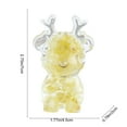 thumbnail image 3 of Eoozwa 1 Packs Christmas Deer Ornament Resin Desktop Decor for Holiday TV Stand Coffee Table Office Festive Miniature Scene Long Lasting Christmas Gift, 3 of 6