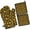 Black Small Sunflower, variant on Red Leaf Sunflower Pattern Kitchen Oven Mitt and Pot Holder Sets 2 Pcs for Baking, Cooking and Grilling, Heat Resistant Up To 392 °F