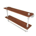 thumbnail image 7 of Allied Brass Pipeline 22'' Double Ironwood Shelf with Towel Bar in Oil Rubbed Bronze, 7 of 7