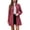 Red, variant on Fall Jacket for Women 2025 Elegant Stand Collar Singel Wool Solid Outwears Coats Beige