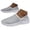 Grey, variant on Pandaie Men's Slip On Walking Shoes Arch Support Knit Mesh Breathable Running Tennis Sneakers with Adjustable Backless Black,5.5