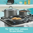 thumbnail image 5 of Circulon Radiance 2 Piece Hard Anodized Nonstick Frying Pan Set, Gray, 5 of 6