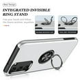 thumbnail image 6 of Allytech Hybrid Case for Samsung Galaxy S24 Plus with 360° Rotatable Ring Kickstand, Soft TPU + Rugged PC, Screen Lens Protection Shockproof Anti-Fall Magnetic Car Mount Back Case - Silver, 6 of 7