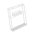 thumbnail image 3 of Dualoai Badminton Racket Storage Rack Badminton Rackets Display Rack for School Home White, 3 of 9