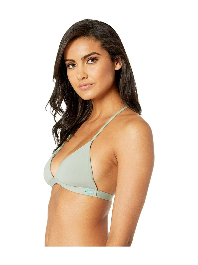 Roxy Solid Beach Classics T-Back Swim Top Lily Pad - Walmart.com