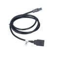 thumbnail image 2 of Adaptador de Cable USBAdaptador de Cable USB de 4 Pines Extensor de Cable Macho 102 Cm / 40,16 Pulgadas de Largo ABS Negro para Nissan Teana Khall 1.61021E+12, 2 of 6