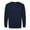 Navy, variant on LAT Adult Crewneck Fleece Sweatshirt Men & Women, Mauvelous, Large