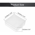 thumbnail image 2 of HUGFEGWE 2Pcs 9V Battery Storage Case Holder Organizer Box Transparent, 2 Capacity CA919-115539, 2 of 5