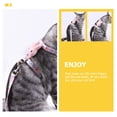 thumbnail image 3 of Shisuyan 1 Ensemble de Corde de Marche pour Chaton Harnais de Chat Réglable pour Extérieur, 3 of 8