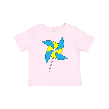 

Inktastic Yellow and Blue Pinwheel Gift Toddler Boy or Toddler Girl T-Shirt