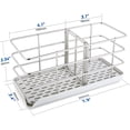 thumbnail image 2 of Stainless Steel Kitchen Sink Caddy, Sink Organizer with Non-slip Rubber Feet, Rustproof Sponge Holder for Enhanced Storage & Hollow Bottom Design (Multifunctional), 2 of 5