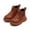 Brown, variant on Eltusu Girls Booties, No Slip Spring Winter Windproof Casual Ankle Boots Beige Size 11 Little Kids