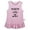 Pink Sleeveless Dresses, variant on iDzn Worth The Wait Funny Dresses For Baby, Newborn Babies Skirts, Infant Princess Dress, 0-24M Kids Graphic Clothes (White Sleeveless Dresses, 12-18 Months)