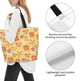 thumbnail image 2 of Yiaed Cute Pizza In Various Print Handbag for Women Tote Purse Shoulder Bag Large Fashion Hobo Purse Handbag Shopping Tote, 2 of 5